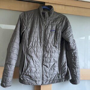 Patagonia Gray Nano Puff Puffer Jacket S